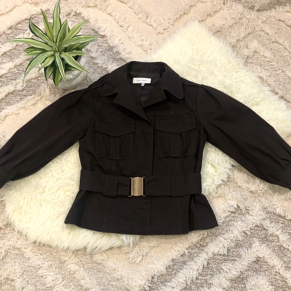 Zara Basic Belted Jacket - image 1